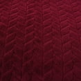 thumbnail image 4 of Blanket Polyester Blanket Flannel Blanket 100X150Cm Burgundy Color, 4 of 7
