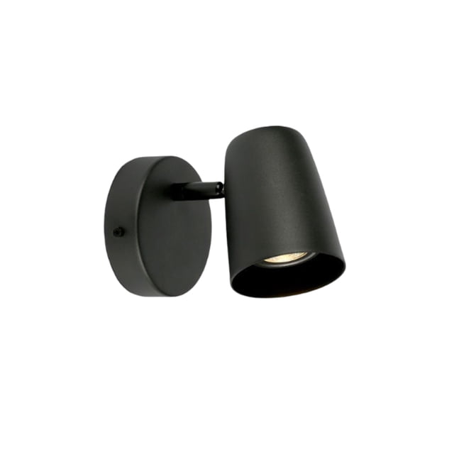 Bewildely Lámpara de pared de 5W para interior, lámpara de noche para sala de estar, iluminación ajustable, decoración para el hogar, lectura, dormir, Iluminación y accesorios Luz blanca negra Bewildely HA066977-02