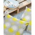 thumbnail image 2 of Pack of 2 Outdoor Pillow Covers, White Yellow X-Ray Sunflower Gray Background Waterproof Square Throw Pillowcase Cushion Decorative Pillow Covers for Couch Patio Tent, 20x20 in, 2 of 6