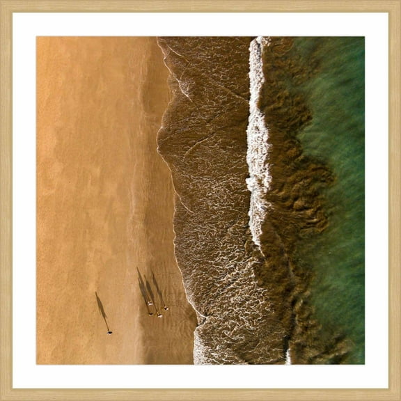 "Along the Water" Framed Painting Print