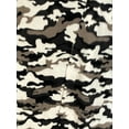 thumbnail image 2 of Lilly Craft Grey and Black Camouflage FLEECE Fabric 100% Polyester - 58"/60" Wide and Sold by the Yard, 2 of 4