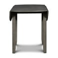 thumbnail image 6 of New Classic Gia 3 Piece Contemporary Rubberwood Dining Table Set, Gray, 6 of 10