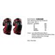 thumbnail image 5 of 2 rodilleras para motocicleta, protección ajustable para motocross, térmicas. Rojo reflectante, 5 of 9