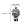 thumbnail image 4 of 4pcs Roman Rod Hollow-out R Ain Rod Rative ( ), 4 of 5