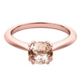 thumbnail image 3 of Aonejewelry 0.90 Carat Morganite Engagement Ring In 10k Rose Gold, 3 of 4