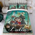 thumbnail image 4 of Dalia y el Libro Rojo Conjunto de sábanas temático, trío de piezas, cómodo y amigable con la piel, diseño único, regalo de decoración para el hogar para familiares, amigos y fans,135cm *200cm, 4 of 6