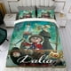 thumbnail image 4 of Dalia y el Libro Rojo Conjunto de sábanas temático, trío de piezas, cómodo y amigable con la piel, diseño único, regalo de decoración para el hogar para familiares, amigos y fans,173cm *218cm, 4 of 6