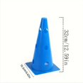 thumbnail image 3 of 5pcs 32CM Perforated Sign Barrels Obstacles Road Cones Barricades Soccer Basketball Training Equipment (Orange (5pcs)), 3 of 7