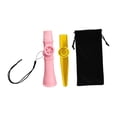thumbnail image 4 of Bunblic 2 Pieces Kazoo Flutes Musical Instruments Unique with Storage Bag Accompaniment Toys Mouth Flutes for Keyboard Piano Beginner Pink, 4 of 8