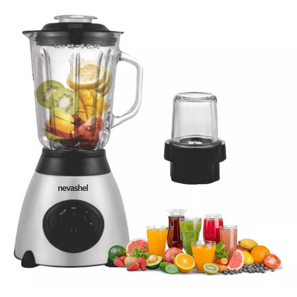 Licuadora Electrica Potente de 600W Nevashel Modelo AD-04 Uso Rudo