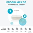 thumbnail image 6 of XYMOGEN ProbioMax Daily 100B - Probiotics for Digestive Health Support - Lactobacillus Acidophilus & Bifidobacterium Lactis HN019 - Vegetarian, Gluten-Free & Non-GMO - 30 Capsules, 6 of 6