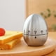 thumbnail image 1 of Temporizador de cocina manual de acero inoxidable en forma de huevo duro, con alarma de 60 minutos para la cocción. ACTIVE Biensenido a ACTIVE, 1 of 1