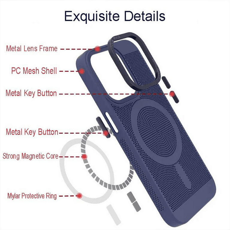 FOR IPHONE 15 PRO MAX (6.7) BREEZE MESH COOLING COLLECTION ULTRA