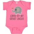 thumbnail image 3 of Inktastic My Great Uncle Loves Me Boys or Girls Baby Bodysuit, 3 of 5