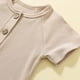 Birdeem Toddler Baby Girls Boys Short Sleeve Solid Color T-Shirt Jumpsuit Romper - image 4 of 7