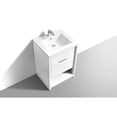 thumbnail image 5 of Kubebath NUDO 24″ Modern bathroom Vanity in Gloss White Finish, 5 of 7