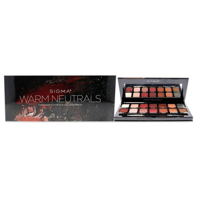 Paleta de sombras de ojos Sigma Beauty Warm Neutrals 14 tonos