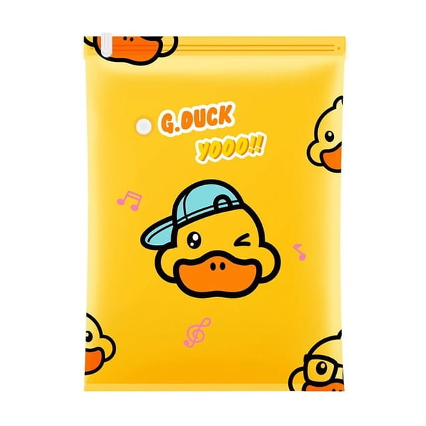 Bolsa de vacío IP de pato amarillo, bolsa de compresión al vacío para ropa, colcha, bolsa de almacenamiento al vacío para embalaje de equipaje, bolsa de plástico