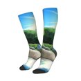 thumbnail image 2 of Saiise Bluey Funny Socks Men Women Boys Kids Adults Novelty Graphic Crew Tube Socks Crazy Design Casual Dress Socks for Sports,Running,Travel, 2 of 7