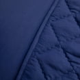 thumbnail image 4 of Kelnaro 4 Piece Navy Blue Toddler Bedding Set – Soft Microfiber Fitted Sheet, Quilt, Flat Sheet & Pillowcase, Fade & Shrink Resistant, Machine Washable, 4 of 5