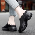 thumbnail image 3 of 1 par de zapatos casuales de suela gruesa para mujer, calzado transpirable para el tiempo libre, 3 of 8