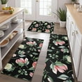 thumbnail image 2 of Pioneer Flower Floral Print Pattern Kitchen Rugs Sets Of 3,Kitchen Runner Rugs Non Skid Washable,Decorative Kitchen Floor Mats for Kitchen,Sink,Laundry,17"x30"+ 17"x47" + 17"x59", 2 of 6