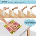 thumbnail image 4 of IAUYY Set of 6 Highly Absorbent Kitchen Towels and Dishcloths Set ,11" x 11" Premium Dishcloths for Washing Dishes Rags Everyday and Automobile Leopard Print Gradient, 4 of 9