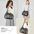 thumbnail image 5 of Angelkiss Women's satchel handbag Flexible multiple pockets with adjustable shoulder straps, 5 of 5
