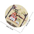 thumbnail image 4 of Minkissy 1Pcs Modern Style Table Clock Multi Color Wooden Time Display for Living Room and Study Room, 4 of 5