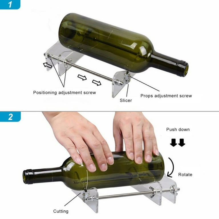 Glass Bottle Cutter Kit, Professional Bottle Cutter DIY Machine