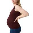 thumbnail image 3 of Ingrid & Isabel For Every Belly Women's Maternity Seamless Ribbed Tank Top, Sizes S-XXL, 3 of 8