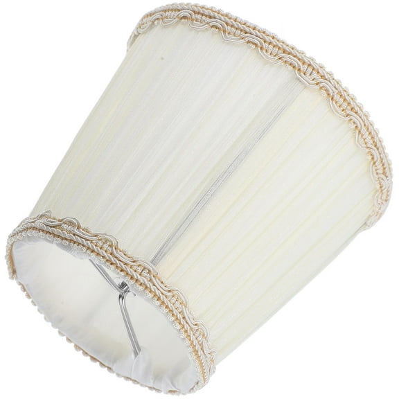 WHAMVOX Cloth Lamp Shade Cloth Lamp Cover Clip Bulb Style Lampshade Replacement Lighting Fixture