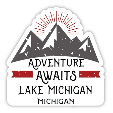 

Lake Michigan Michigan Souvenir 4-Inch Magnet Adventure Awaits Design