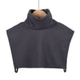 thumbnail image 1 of Visland Fake Collar Pull-Over False Collar High-Neck Design Double-Sided Velvet Cold-Proof Neck Protector Autumn Winter Decoration, 1 of 8