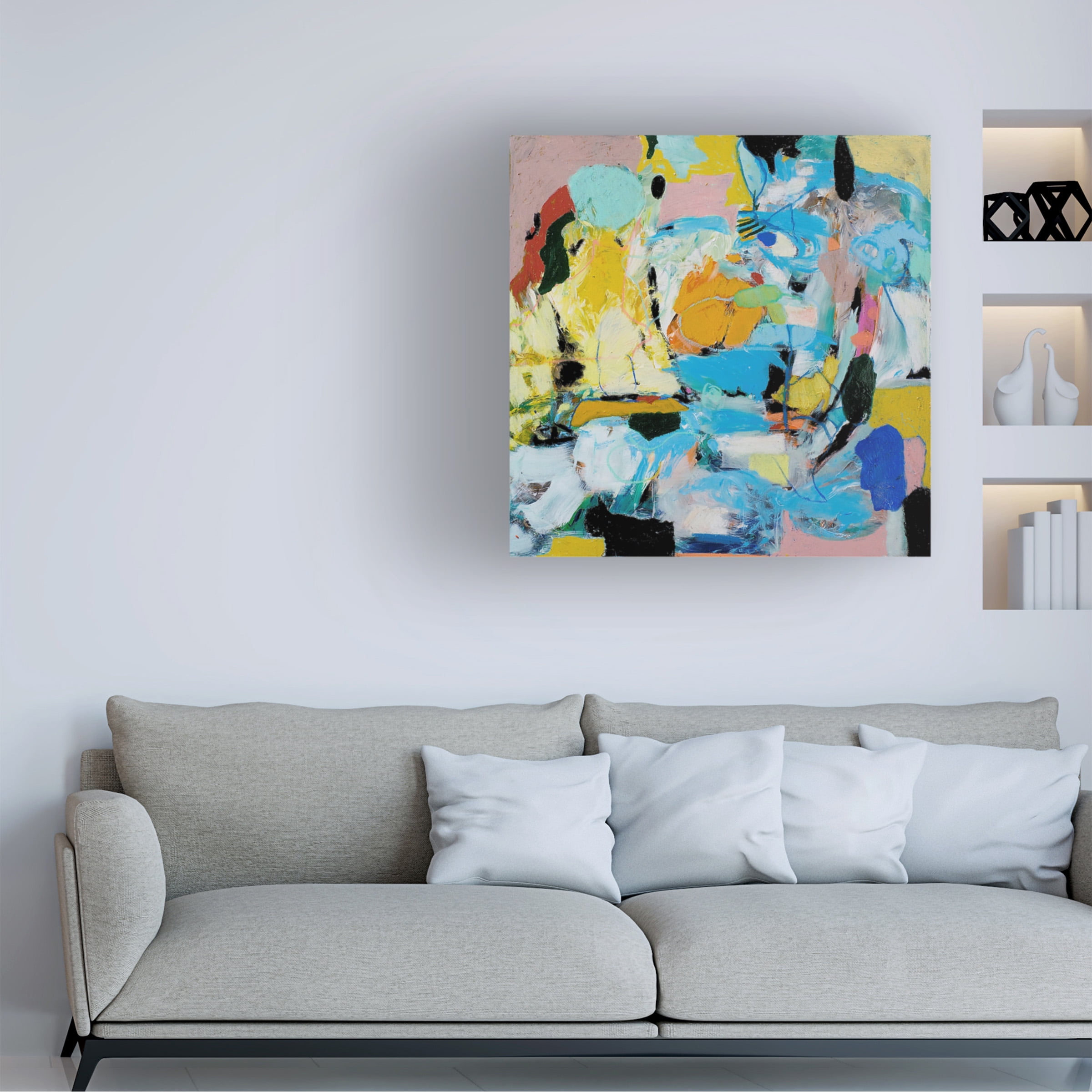 Allan Friedlander 'World of Action' Canvas Art