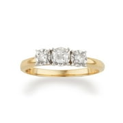 1/4 Carat Three-Stone Diamond Ring