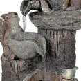 thumbnail image 3 of Estatua de resina de fuente de agua de pato ardilla de energía Solar, escultura de agua a presión para decoración de jardín, 3 of 3