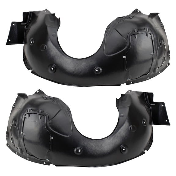 TRQ Front Inner Fender Liner Set Fits 2003-2008 BMW Z4 BDA06995