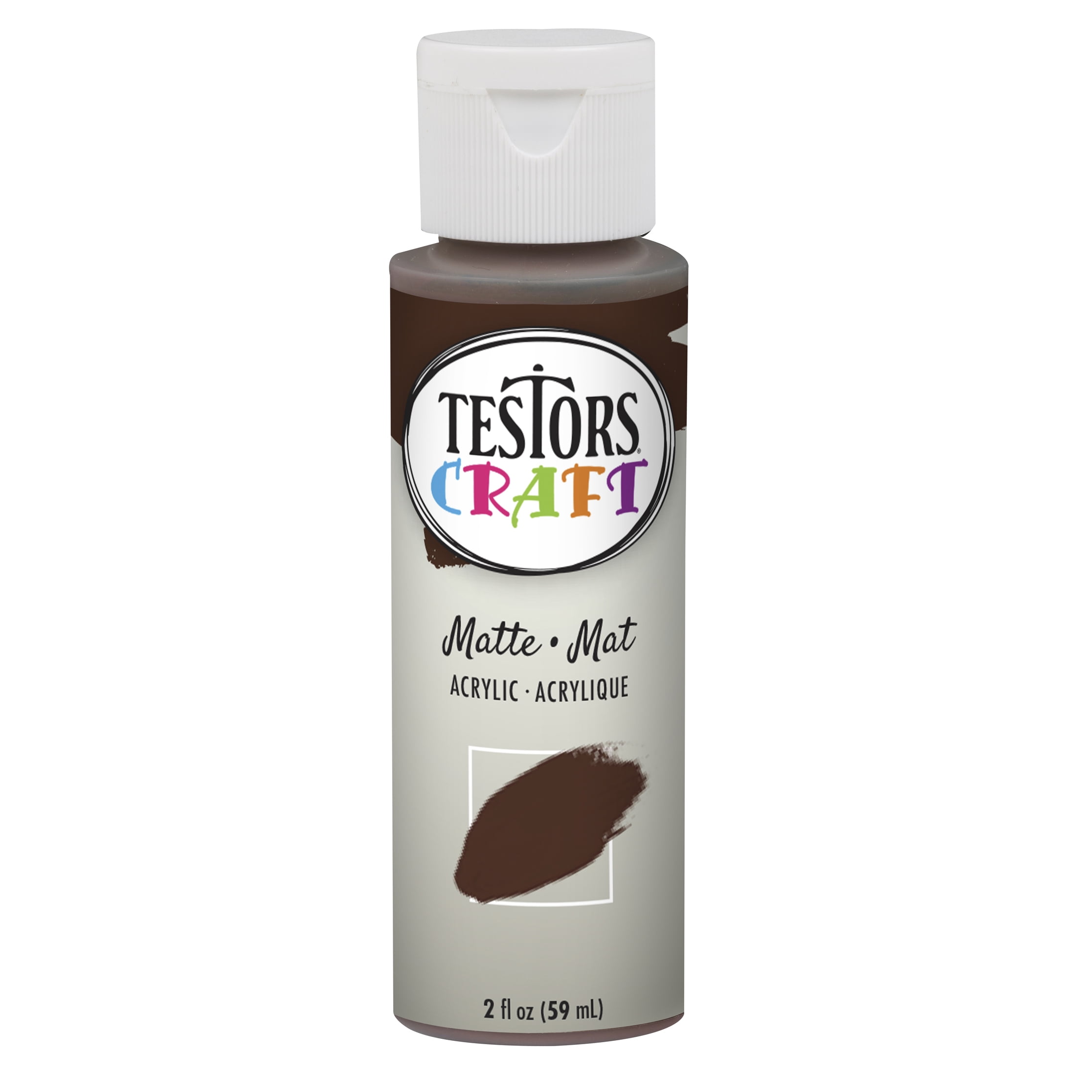 6 Pack, Earthy, Rust-Oleum Testors Craft Matte Acrylic Paint- 297439, 2 oz. Bottle