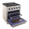 thumbnail image 6 of Kucht Professional 30" Stainless Steel Propane Gas Range in Royal Blue/Silver, 6 of 10