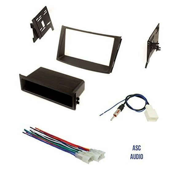ASC Car Stereo Install Dash Kit, Wire Harness, and Antenna Adapter for Installing an Aftermarket Radio for some 2012 2013 2014 Subaru Legacy and Outback - see restrictions below