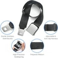 thumbnail image 3 of RIONIMA 2026 New Airplane Seat Belt Extender,Adjustable 7-32" Airplane Seatbelt Extender-Fits All Airlines-Free Carrying Case Black, 3 of 4
