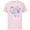 Soft Pink, variant on Disney Tinker Bell Storybook Heart Blue - Short Sleeve Cotton T-Shirt for Adults - Customized-Athletic Heather