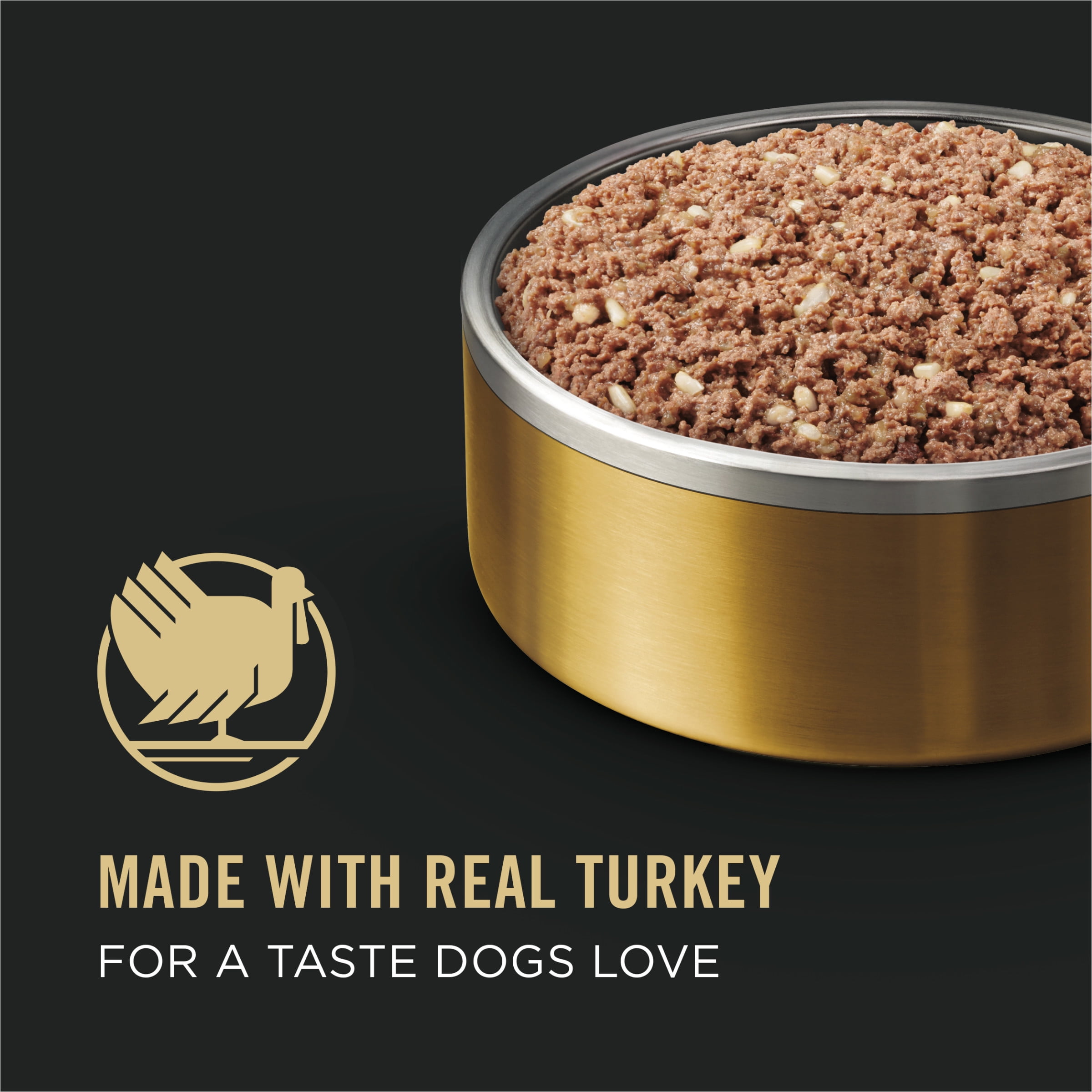 Purina Pro Plan Complete Essentials Wet Dog Food, High Protein Turkey & Rice, 13 oz Cans (12 Pack)