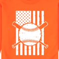 thumbnail image 3 of Instant Message - Baseball Flag - Men's Crew Neck Fleece Pullover, 3 of 7