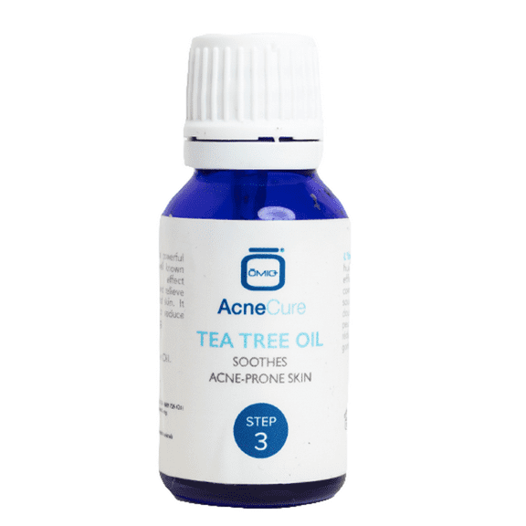 OMIC Plus 100% Pure Natural Tea Tree Oil for Clearer Skin - 15ml - Acne Cure for All Skin Types, Promoting Skin Health