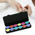 thumbnail image 4 of Nail Polish Mixing Box,24 Slots Nail Polish Nail Drawing Plate Manicure Polish Mixing Plate Solid Performance, 4 of 8