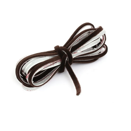 9mm x 5mm x 18 Feet Self-Adhesive Window Door Weatherstrip Brown