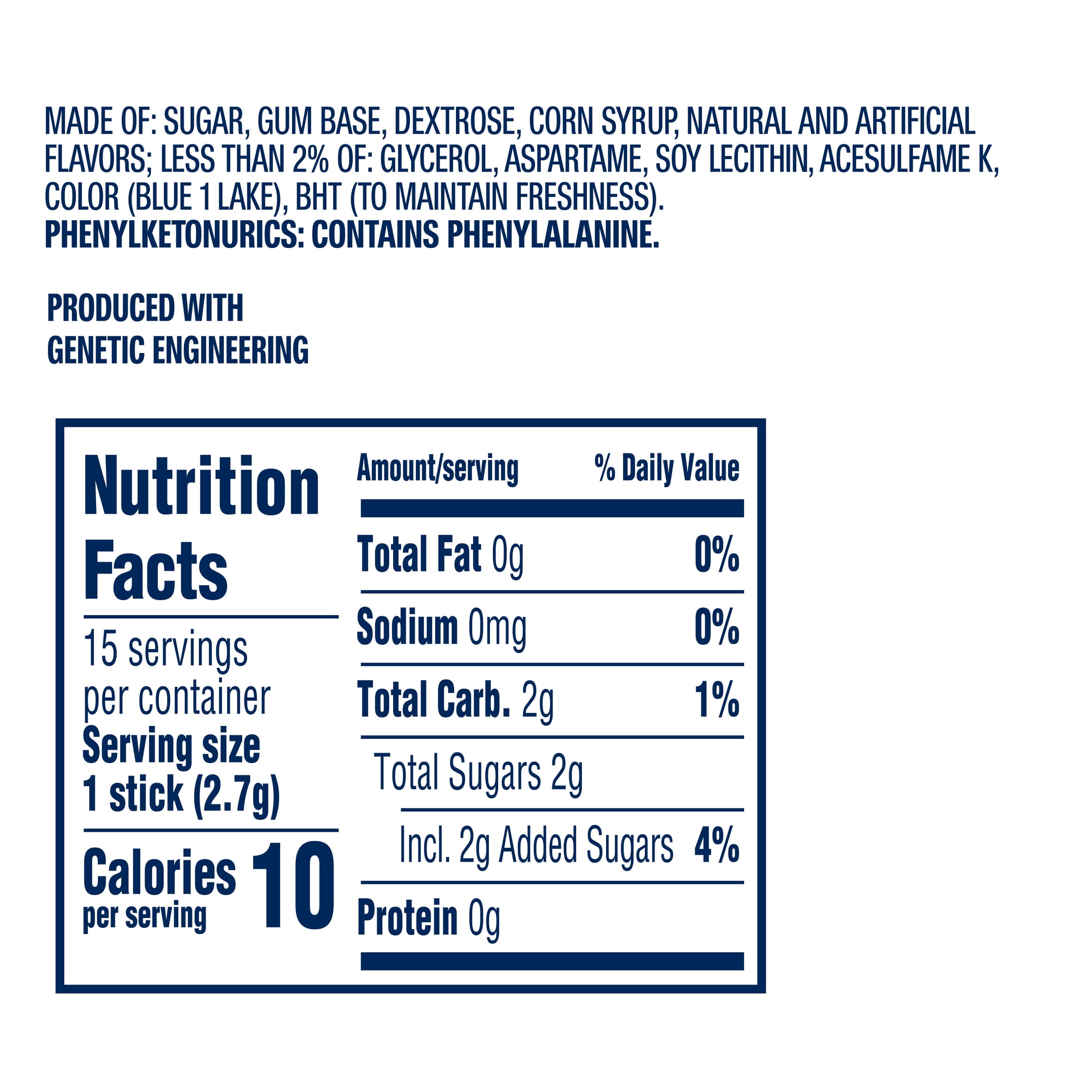 Wrigley's Winterfresh Chewing Gum, Single Pack, 15 Count, Plastic Packet