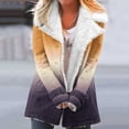 thumbnail image 2 of Lindreshi Womens Shackets Coat in Clothing Clearance Women's Fashion Long Sleeve Pocket Plush Button Coat, 2 of 5